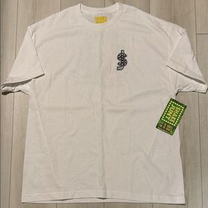 Shake Junt  White Men's Short Sleeve Tee Sixe XL